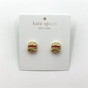 Kate Spade hamburger earrings
